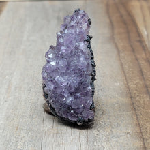Load image into Gallery viewer, Copper Ring Huge Amethyst cluster 004 size 8.5