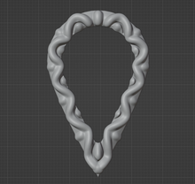 Load image into Gallery viewer, Chaos bit #33 Jewelry Embellishment 3D Printable STL