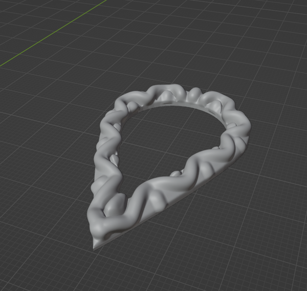 Chaos bit #33 Jewelry Embellishment 3D Printable STL