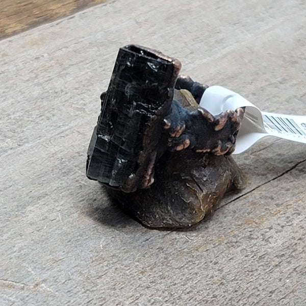 Copper Ring Blue Tourmaline