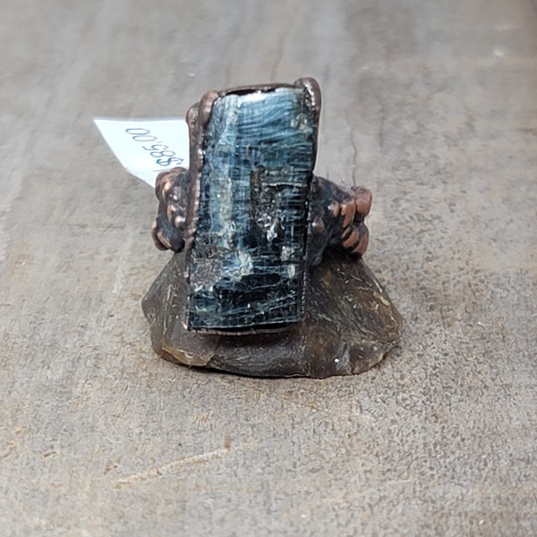 Copper Ring Blue Tourmaline