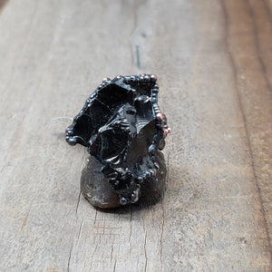 Copper Ring Shungite size 8.5