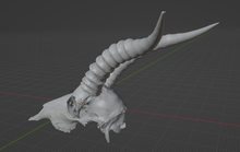 Load image into Gallery viewer, Gazelle Skull (STL) Commercial License