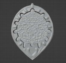 Load image into Gallery viewer, Chaos bit #24 Jewelry Embellishment 3D Printable STL