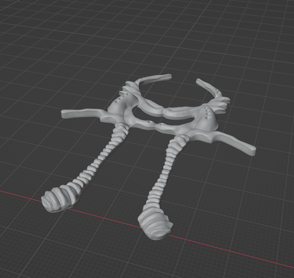 Chaos bit #30 Jewelry Embellishment 3D Printable STL