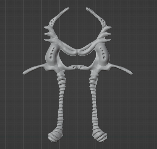 Chaos bit #30 Jewelry Embellishment 3D Printable STL