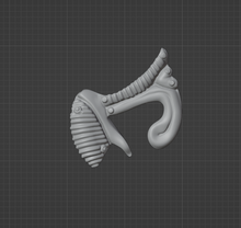 Load image into Gallery viewer, Chaos bit #7 Jewelry Embellishment 3D Printable STL