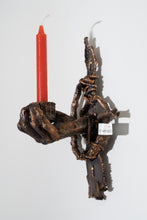 Load image into Gallery viewer, Copper Monkey Paw Candle Holder Wall Hang