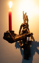 Load image into Gallery viewer, Copper Monkey Paw Candle Holder Wall Hang