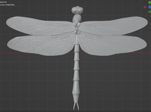 Load image into Gallery viewer, Dragon Fly (STL) Commercial License
