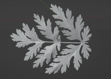 Load image into Gallery viewer, FeverFew Leaf (STL) Commercial License