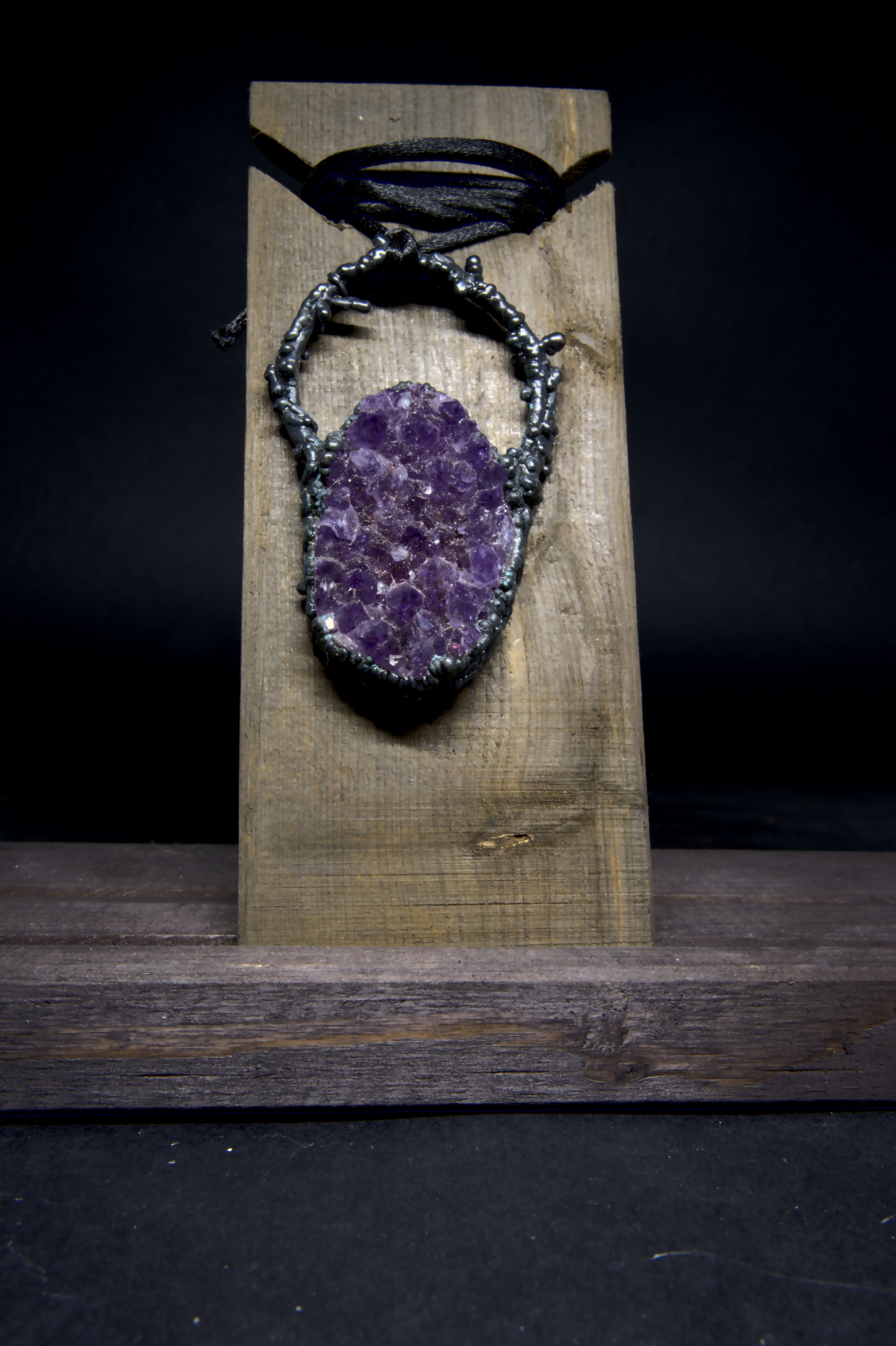 Amethyst Dreamcatcher Pendant
